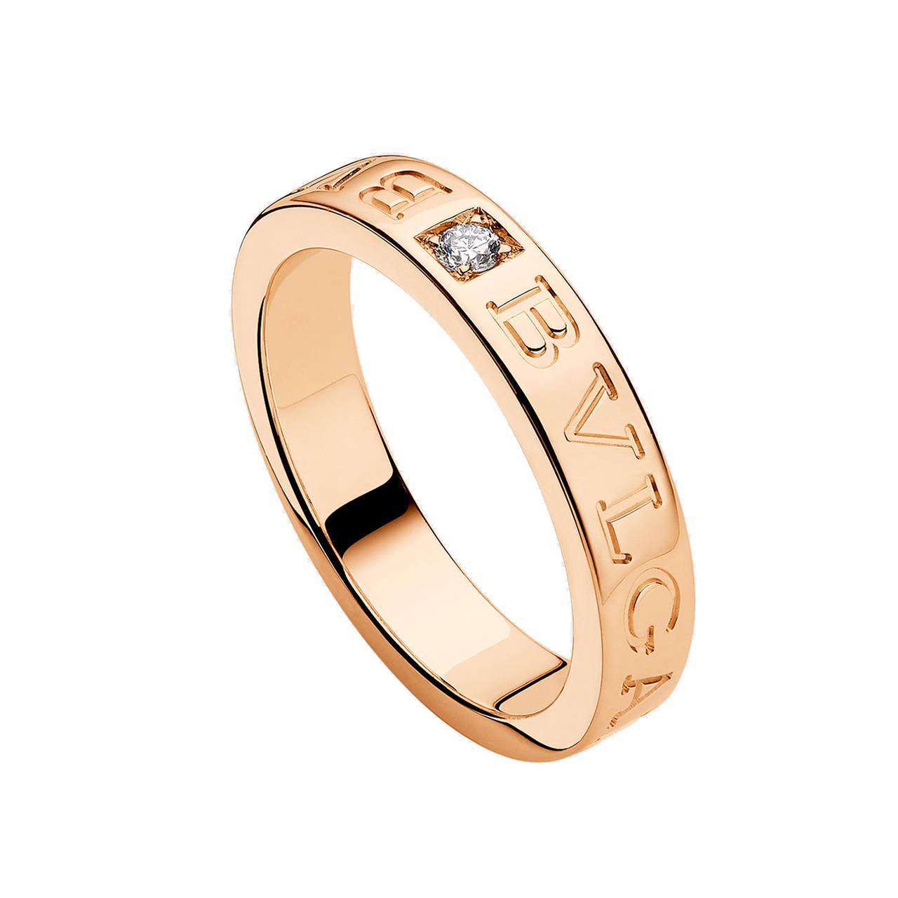 [9.9新]宝格丽bvlgari女士单钻戒指