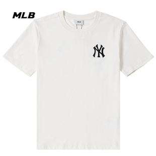 MLB官方男女儿童短袖2024夏季新款宽松休闲运动T恤半袖7ATSM0633