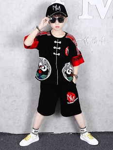 男童汉服中国风演出服新中式唐装幼儿园国学服民族服装儿童表演服