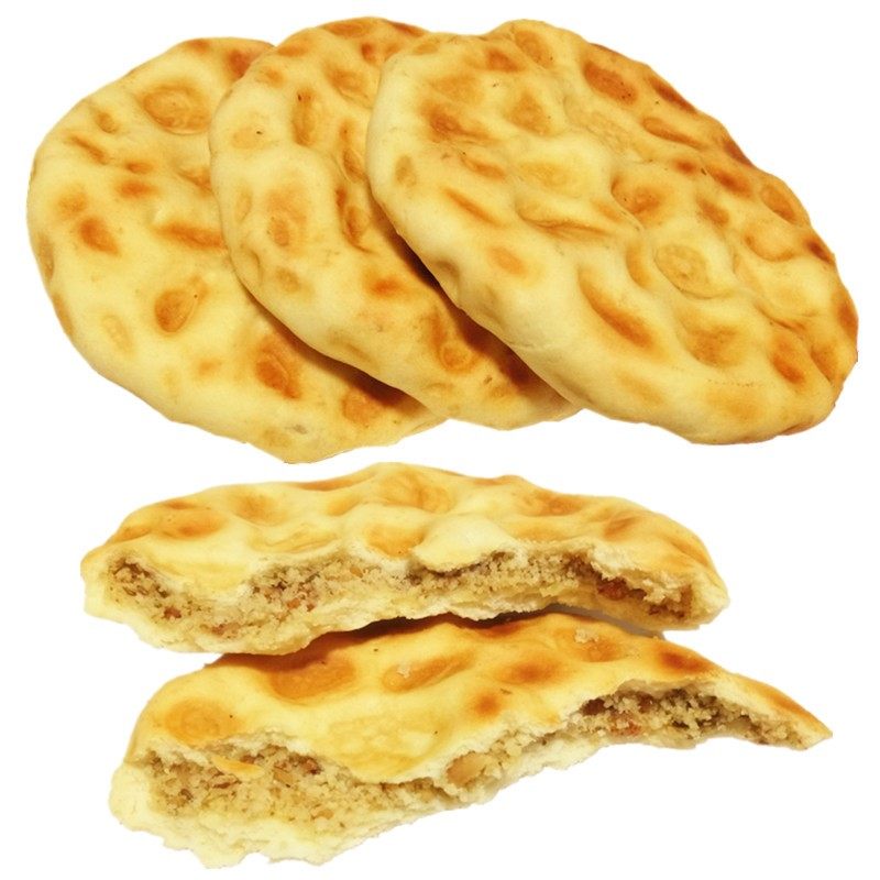 夹心坨坨馍石子馍陕西西安渭零食锅盔白吉饼手工烧饼石头饼