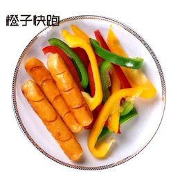 橙子快跑鸡胸肉肠无淀粉减低脂卡解馋小零食即食减轻食饱腹代餐
