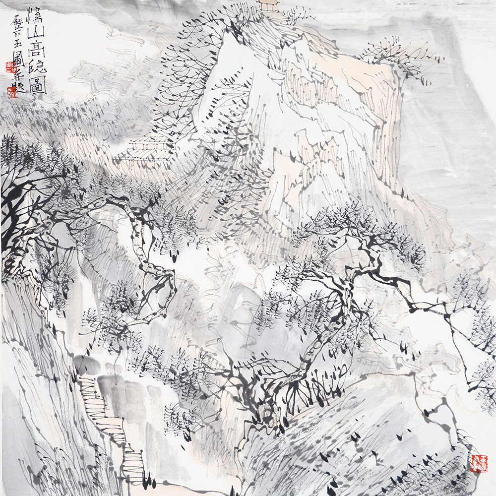 陈玉圃 《溪山高隐》 当代禅意山水画大家 实力派画家