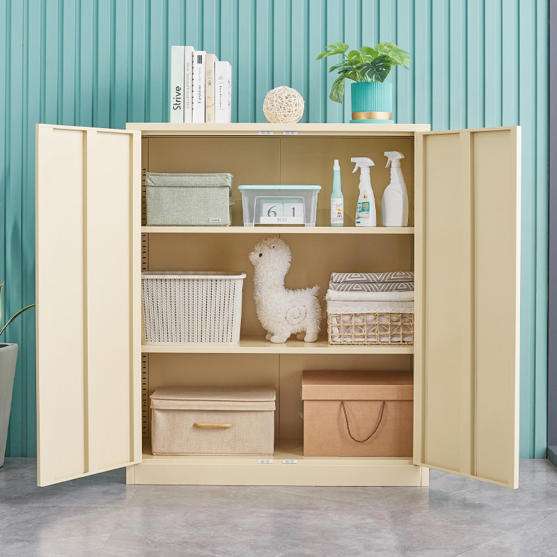 阳台储物柜防晒防潮大容量杂物收纳柜铁柜子室外家用门口多层鞋柜