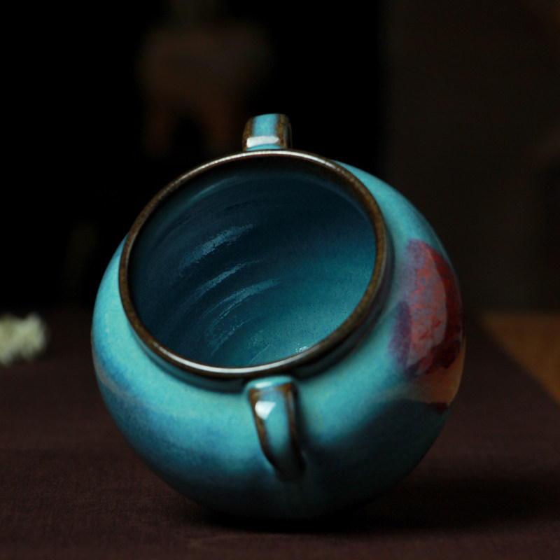 国大师杨国政手拉坯双系罐 煤烧收藏品 中国工艺美术大师作品