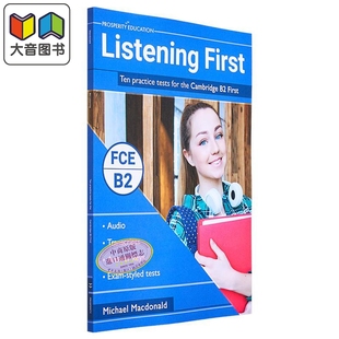 Prosperity Cambridge B2 FCE Listening Ten practice tests 听力提升 10套模拟练习题 英文原版剑桥英语