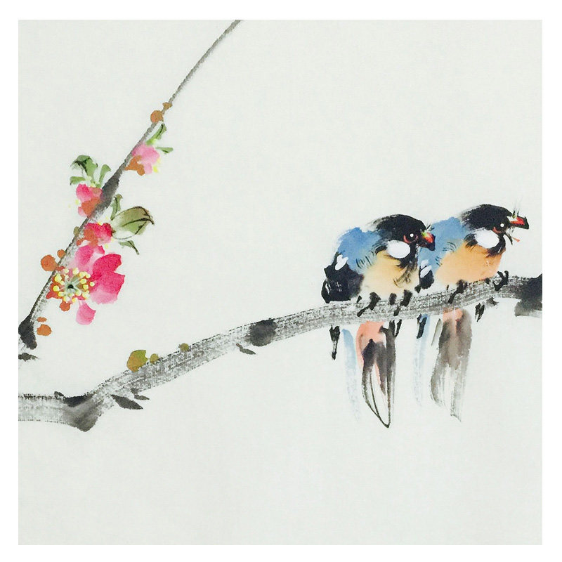 【双十二】吴云峰《写意花鸟小品三》中国书画家协会理事