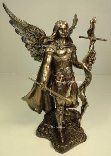 美国代购摆件装饰雕塑加百利大天使长角欧式冷铸摆件