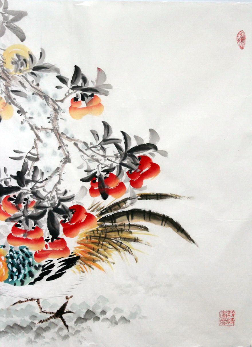 李入云《如意吉祥图》山东省美协会员 职业画家