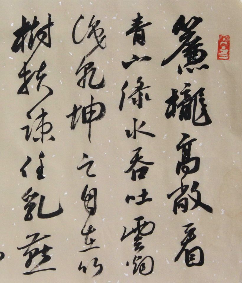 卢向前《菜根谭之乾坤自在》中国书协会员 贵阳书协理事