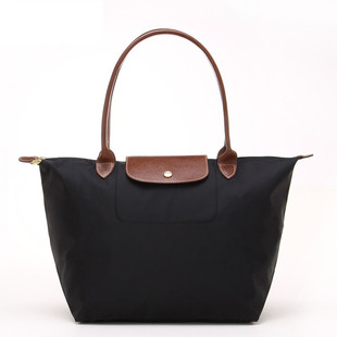 longchamp肩帶滑 Longchamp 瓏驤新款時尚女士尼龍餃子包 單肩手提包 女包 2605089 longchamp腰帶