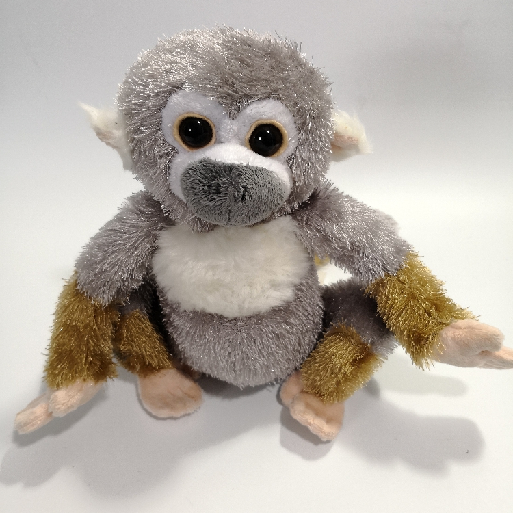 仿真动物世界 金丝猴子 幼儿园 早教用品 毛绒玩具 公仔 生日礼物
