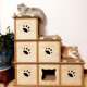 猫别墅瓦楞纸猫抓板磨爪器纸箱玩具盒房子型抓不掉屑猫屋猫窝大号