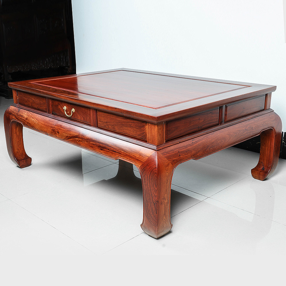 【即拍即得】缅甸花梨木明式沙发九件套 大臻红木家具高端好货