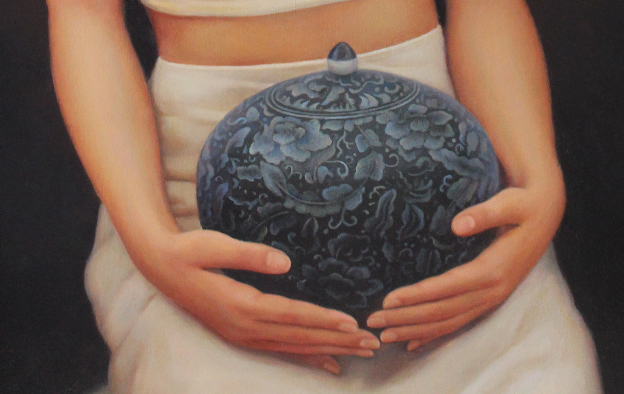 彭中杰 《陶》 布面油画