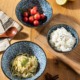 樱之歌日本进口古纹春秋碗盘子菜盘碗家用深盘子日式餐具和风陶瓷