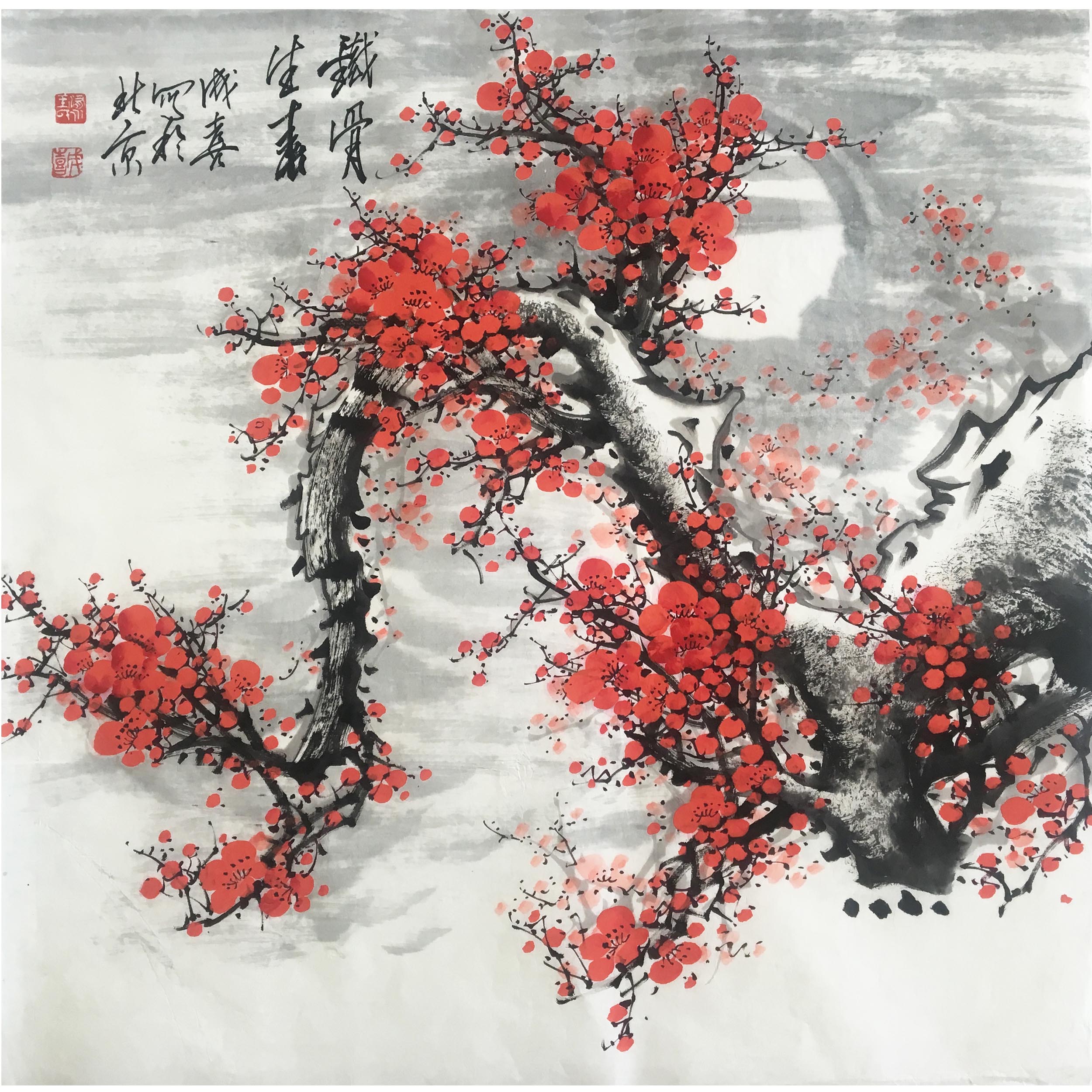 王成喜《铁骨生春》全国政协委员中国美术家协会理事