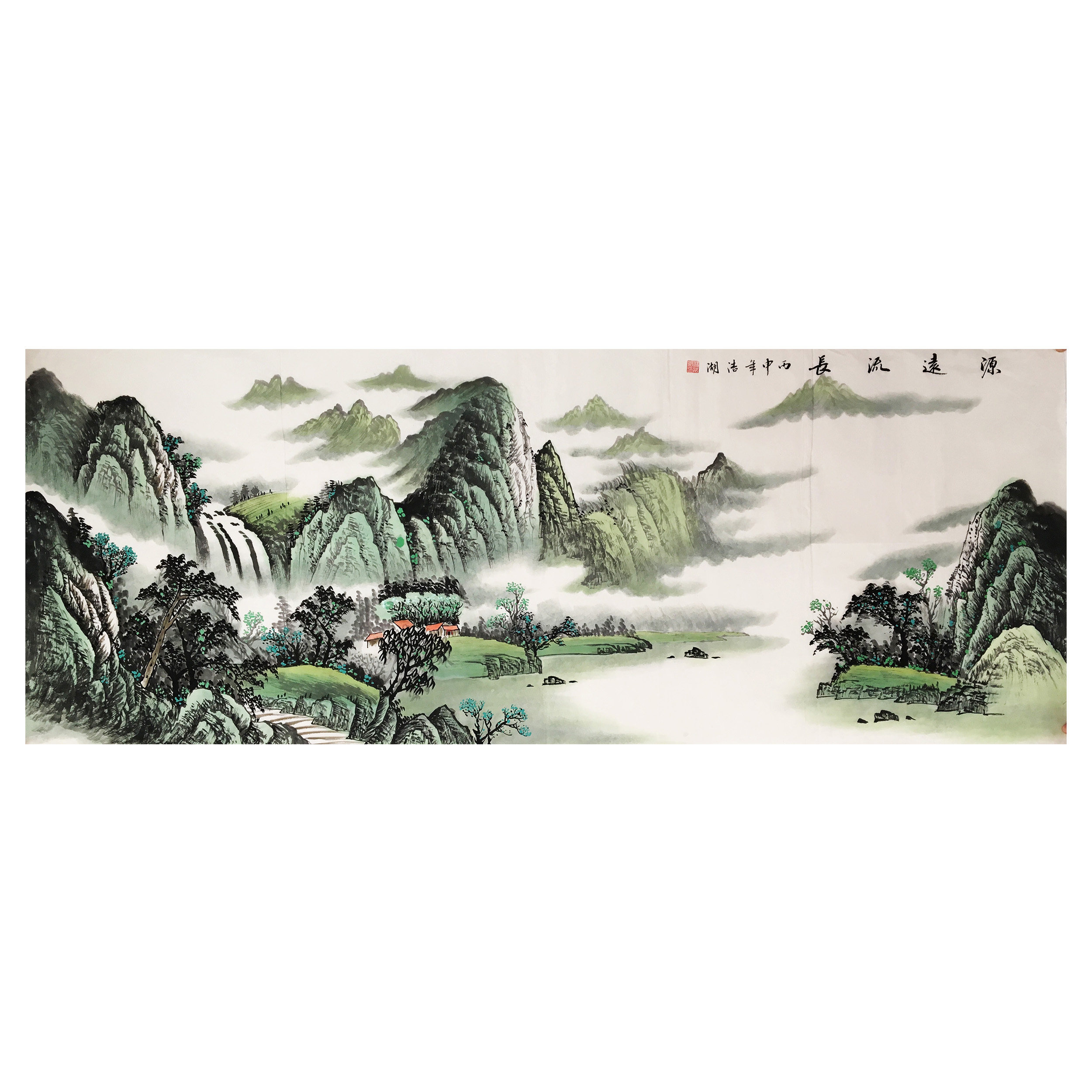 林浩湖《源远流长》中国奥运大讲堂艺术顾问