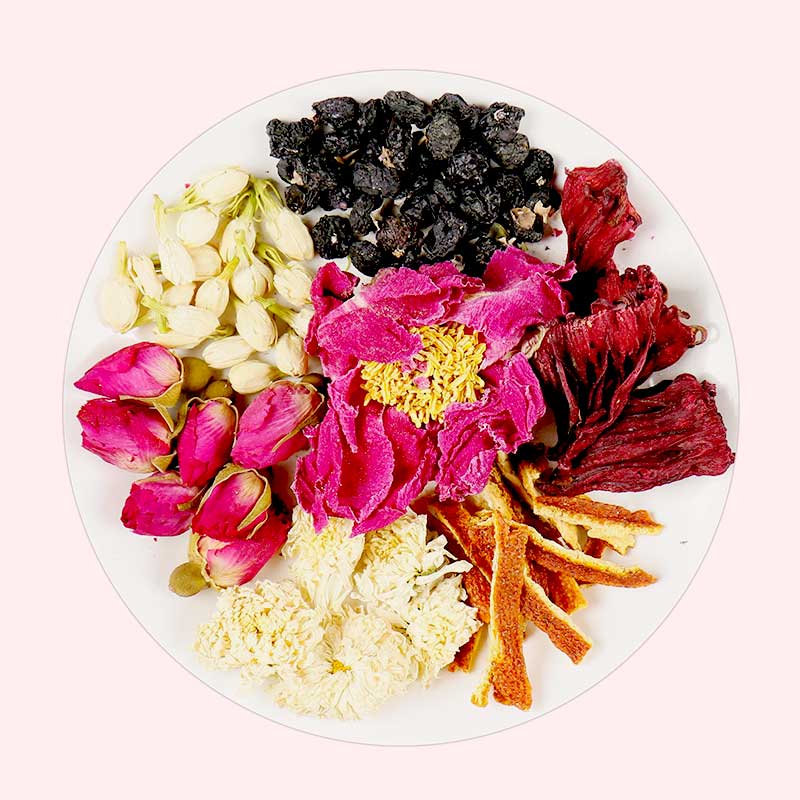 玫瑰花茶包女干玫瑰组合菊花茉莉花洛神花茶陈皮黑枸杞凉茶叶学生