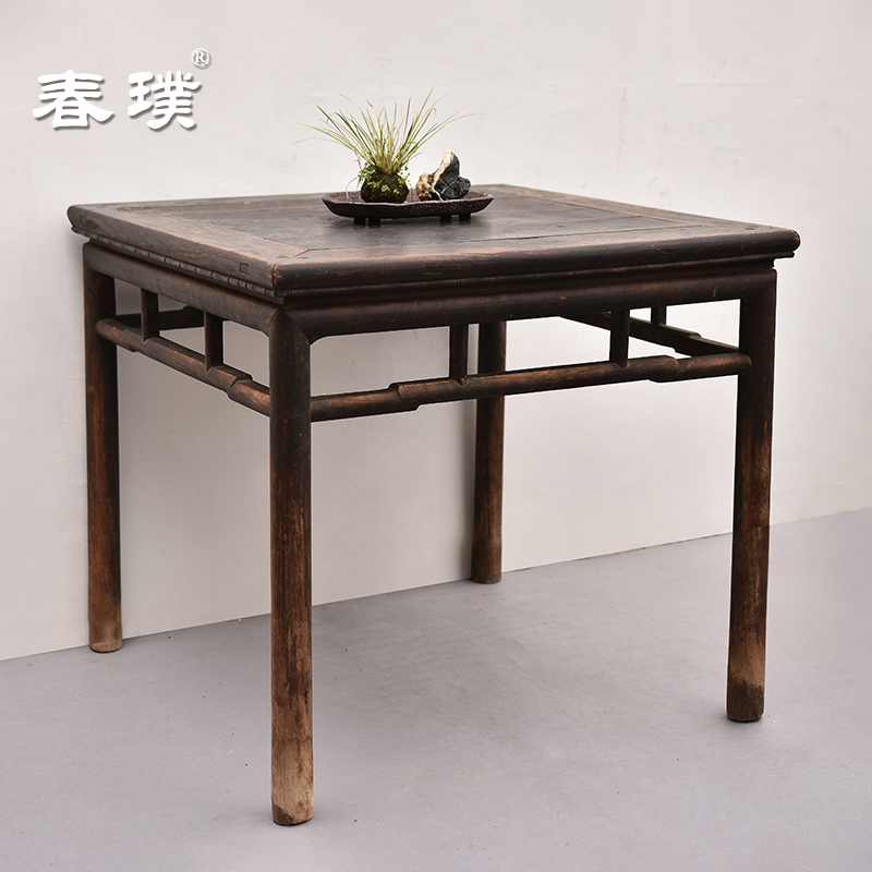 精品老八仙桌老榆木核桃木方桌四方明清家具餐桌二手茶桌仿古桌子在类目 住宅家具, 桌类, 餐桌中 - 来自Buy2taobao.com提供专业的淘宝代购服务