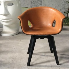 姜椅Ginger chair 经典设计椅酒店餐椅售楼处样板房家具穿孔椅