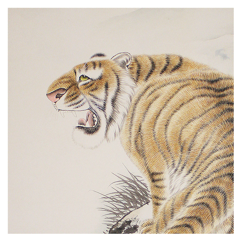 李冲《威震山河》实力派画家