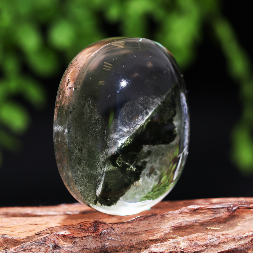 裸重120.43g 天然绿幽灵吊坠 异象