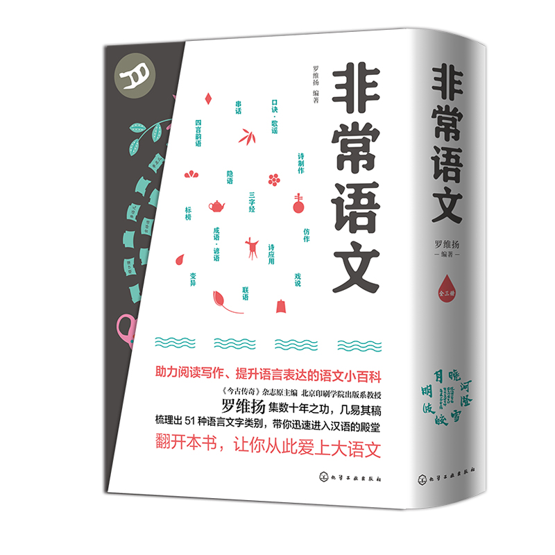 正版书籍 非常语文 罗维扬大语文时代课堂语文补充读物阅读写作提升语言表达的语文小百科语言文字类别海量作文素材库提升文学修养