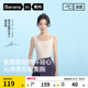【周冬雨同款】蕉内凉皮501Cool Pro女亨利领上衣吊带胸垫背心夏