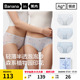 3件|蕉内银皮520C女士内裤泡泡纱蕾丝性感印花纯棉透气裆三角短裤