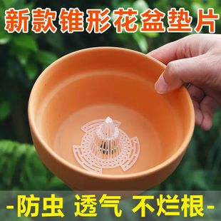 花盆底孔网垫塑料兰花沥水罩多肉盆栽防漏土网垫片垫底网透气漏水