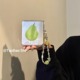 ins清新梨英文适用Pura X小米MIXFlip2华为Pocket 2手机壳FindN3Flip折叠三星Zflip6/5手链novaFlip荣耀VFlip
