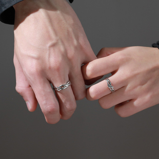 情侣戒指一对 情侣款
