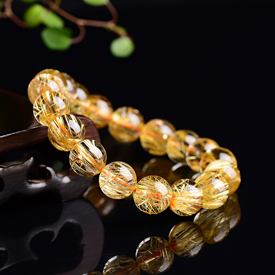 重47.61克钛晶13mm单圈手串