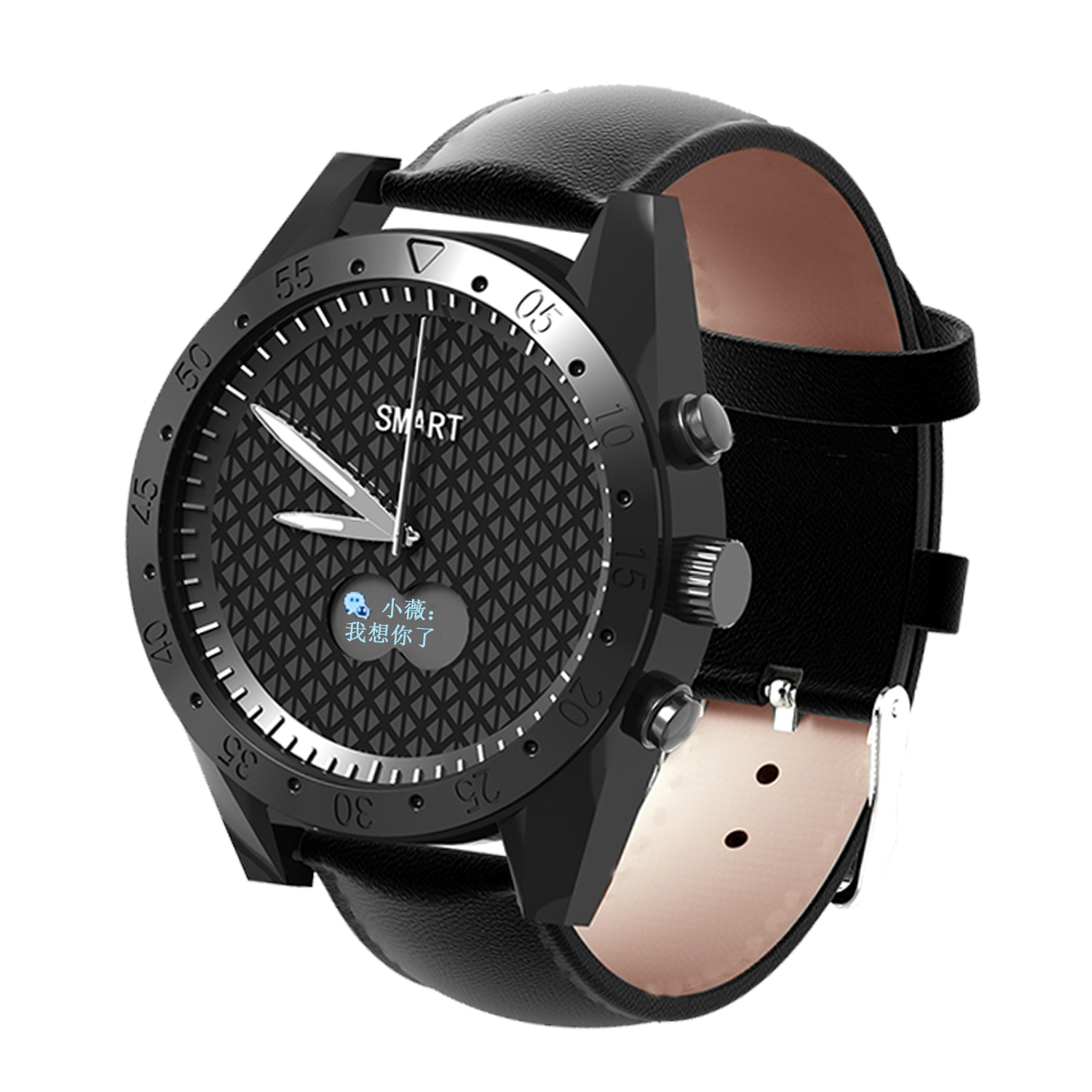 松路高端全钢智能心率计步血压血血氧运动手表男双显游泳跑步防水