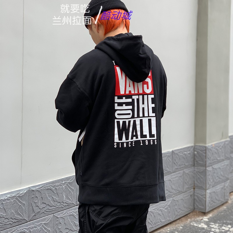 VANS春季新款黑红白logo字母图案offthewall套头卫衣VN0A4ML3BLK|ruв категории спортивный костюм/досуг одежды, спортивный свитер/свитер - от Buy2taobao.com для оказания профессиональной услуги покупки агента Taobao
