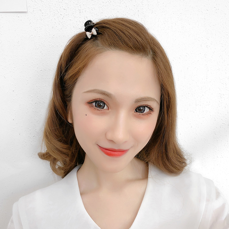 短发造型女_小发夹顶夹小抓夹刘海卡小号小巧精致女前额头发夹子短发