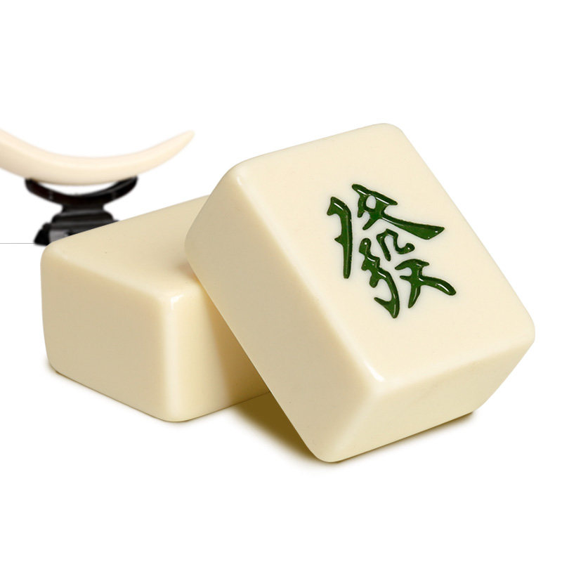 正品38-44mm卡通象牙中号大号家用麻将手搓麻将牌送麻将桌布