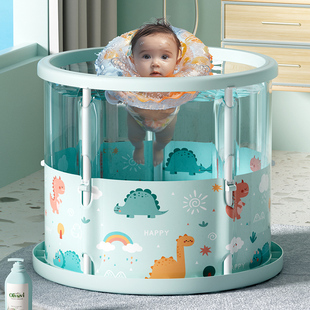 婴儿游泳桶儿童宝宝洗澡桶小孩浴盆可坐家用大号浴缸游泳池泡澡桶