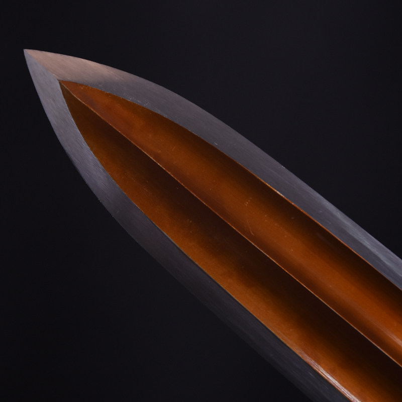 金色小秦剑 叶端文 宝剑锻制技艺非遗传承人(未开刃)