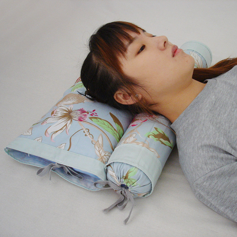 薰衣草护颈椎枕头睡觉家用修复专用牵引劲椎病电加热敷矫正助睡眠