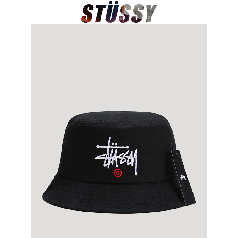 STUSSY BUCKET HAT正品新款红C标刺绣logo街头渔夫帽男女潮牌盆帽在类目 服饰配件/皮带/帽子/围巾, 帽子中 - 来自Buy2taobao.com提供专业的淘宝代购服务