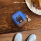 蓝棕猫咪适用于Airpodspro保护套AirPods4耳机套aipods2/AirPodspro2苹果airpods3小众菲林磨砂可爱耳机壳