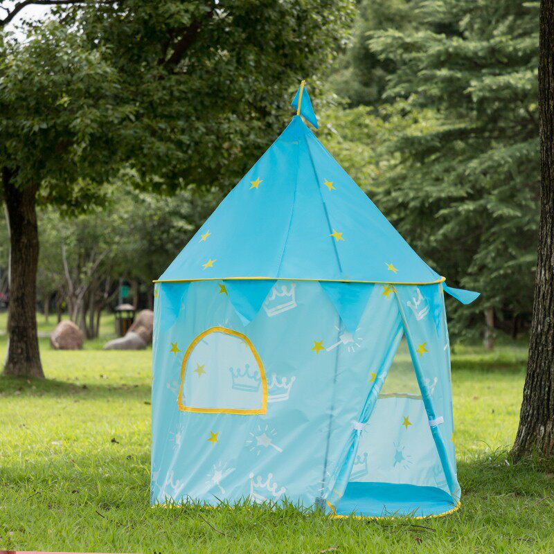 皇冠可爱儿童帐篷室内小朋友游戏屋宝宝生日礼物玩具屋女孩公主房_不