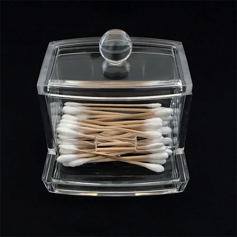 Crystal cotton swab box cotton pad storage box home storagein the Rubber Material Science products, Plastic containers, Plastic box/Plastic box/Plastic cabinet category - from Buy2taobao.com to provide professional Taobao agent buy service