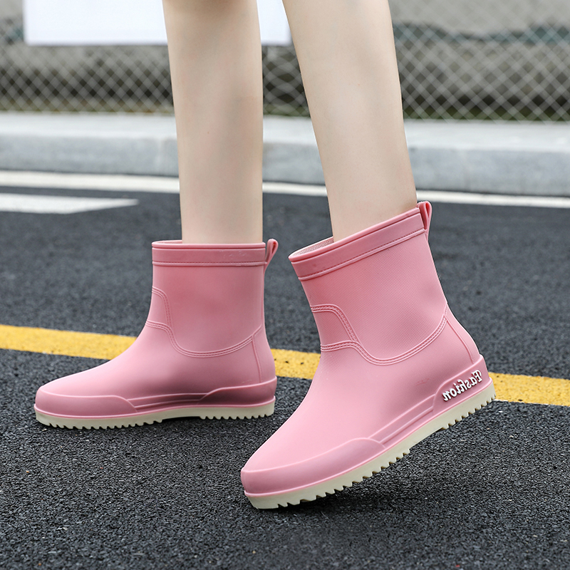 水鞋女雨靴劳保厨房胶鞋