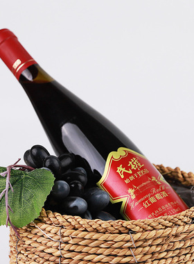 民权葡萄酒赤霞珠干红官方旗舰店甜红750ml家庭聚餐