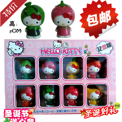 包邮新品8款hellokitty公仔凯蒂猫摆件KT猫手办女生闺蜜生日礼物