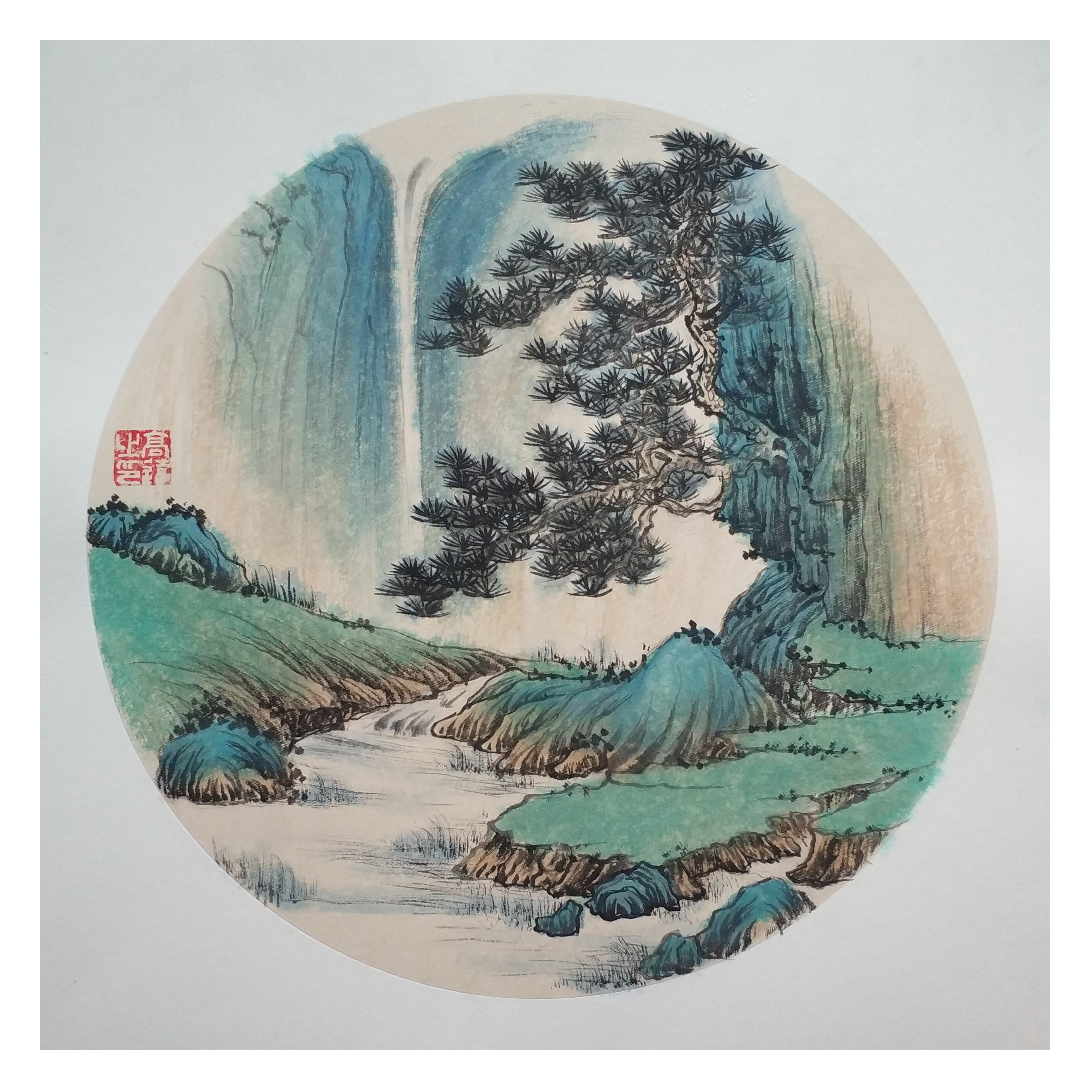 高远《小品二幅》 小品精品山水