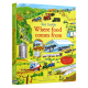 Usborne看里面系列之食物从哪里来 英文原版绘本See Inside Where Food Comes From儿童百科翻翻书童书英语启蒙早教纸板书