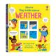 Usborne出品 走进科学 天气 英文原版 Step inside science Weather 尤斯伯恩 儿童科普认知绘本 早教启蒙洞洞纸板翻翻书 精装